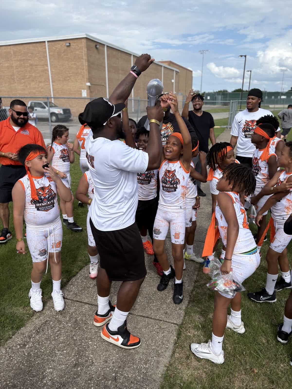 NTX Bengals player celebration moment